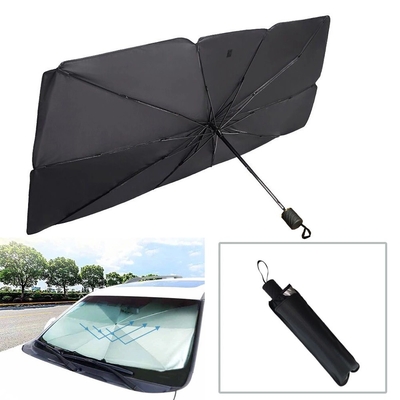 Cornice in acciaio Logo personalizzato Parasole auto Parasole ombrello UV Protezione pieghevole