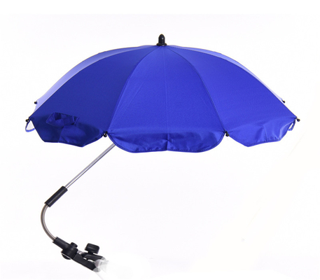 Accessoio per passeggeri Ombrello universale con maniglia di pinza di plastica e pannello Pongee 190T