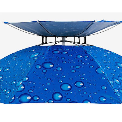 Cappello da pesca a doppio strato con maniglia di plastica