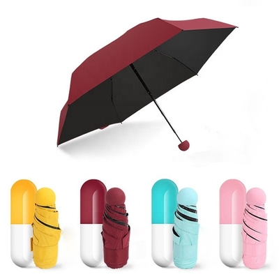 Parapluie Paraguas Sombrillas 19&quot;*6k 5 volte Mini Fold Stampa personalizzata Regalo Capsule Ombrello