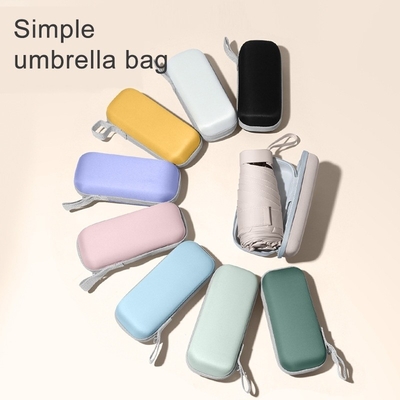 X503 Miniombrello ultraleggero portatile a sei pieghe per protezione e portabilità UV