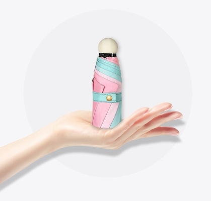 Novità Creativo Gradiente Morandi Colore Elegante 50% Crema solare pieghevole Ombrello da tasca