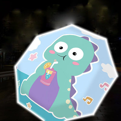 190T Pongee ombrello solare completamente automatico ombrello solare a doppio scopo per ragazze e bambini