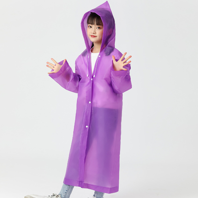 EVA non usa e getta poncho pioggia per bambini con stampa personalizzata