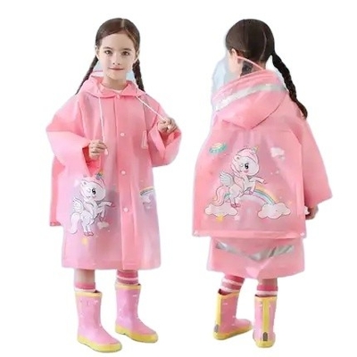 Polistirolo pronto per il viaggio Bambini impermeabile Poncho per la protezione leggera e traspirante