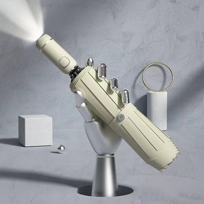 Disegno in stile libero tutto in uno ombrello elettrico a LED per protezione contro la pioggia e il sole
