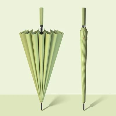 190T tessuto di nylon 16k Straight Umbrella Automatic Long Handle Ideale per uomini e donne