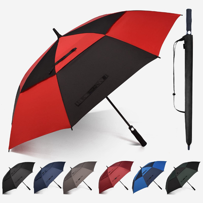 Logo personalizzato 8-Bone Automatic Double-Layer Golf Ombrello Maschile per Giorni Tempestosi