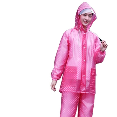Colorato su misura Indumenti da pioggia Giacca da pioggia divisa da donna e pantaloni da pioggia impermeabili da uomo