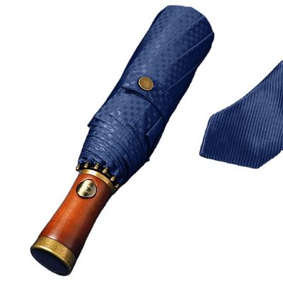 Logo personalizzato pubblicitario ombrello a doppia prova di vento con un solo clic