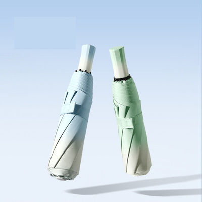 Sens Umbrella Gradient Double Sun Triple Fold Protezione solare per adulti 12K 23 pollici