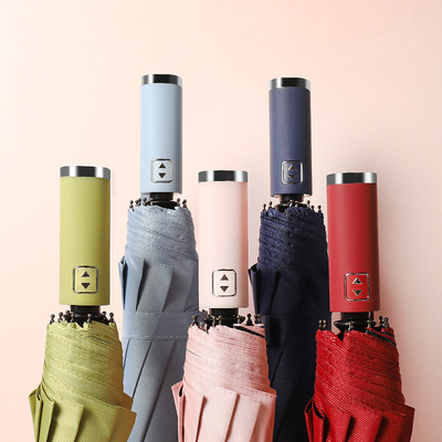 Mental Shaft Sun Umbrella con logo personalizzato e tessuto rivestito in nero UV