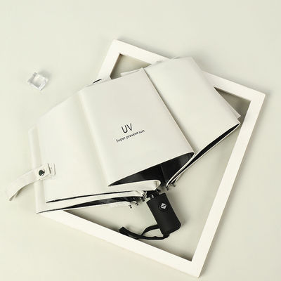 Ombrello pubblicitario a prova di vento stampato con disegno minimalista