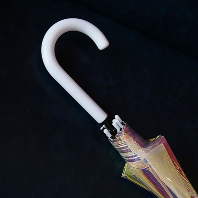 Adulti ombrello iridescente che cambia colore con disegno speciale e riflettore glitter