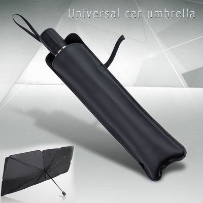 Cornice in acciaio Logo personalizzato Parasole auto Parasole ombrello UV Protezione pieghevole