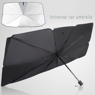 Cornice in acciaio Logo personalizzato Parasole auto Parasole ombrello UV Protezione pieghevole