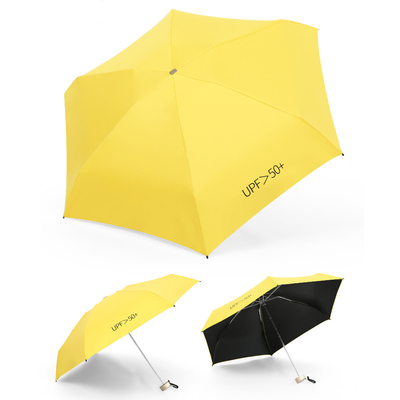 Verano deve avere 5 volte mini colorato ombrello da tasca per le signore 8k 19 pollici costole in fibra di vetro
