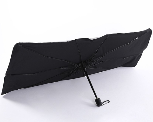 140cm di diametro aperto Auto Sole ombrello-blocco calore con controllo manuale e martello di sicurezza