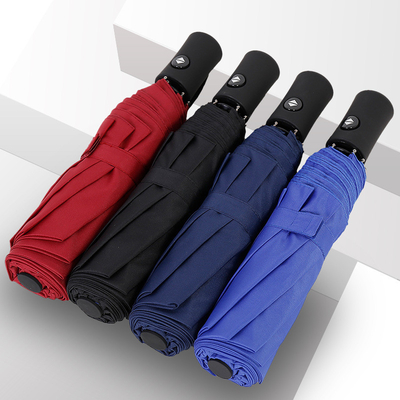 Pieghevole X305 ombrello UV completamente automatico Nero Protezione da sole da pioggia ombrello doppio