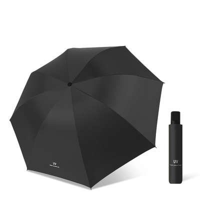 Costo campione gratuito Promozione in magazzino Protezione solare a mano aperta Ombrello UV pieghevole