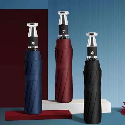 Logo personalizzato 10 Bone Trefold Business Umbrella per la pubblicità VIP Rolls-Royce