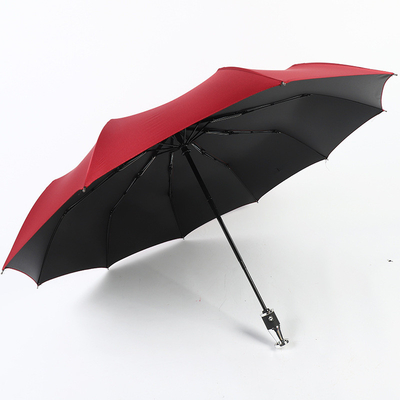 Logo personalizzato 10 Bone Trefold Business Umbrella per la pubblicità VIP Rolls-Royce