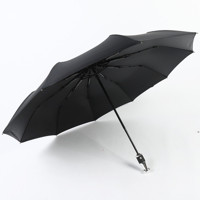 Logo personalizzato 10 Bone Trefold Business Umbrella per la pubblicità VIP Rolls-Royce