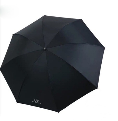Stampa personalizzata ombrello a tre pieghe per la protezione dal sole e dalla pioggia in stile minimalista