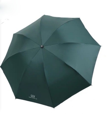 Stampa personalizzata ombrello a tre pieghe per la protezione dal sole e dalla pioggia in stile minimalista