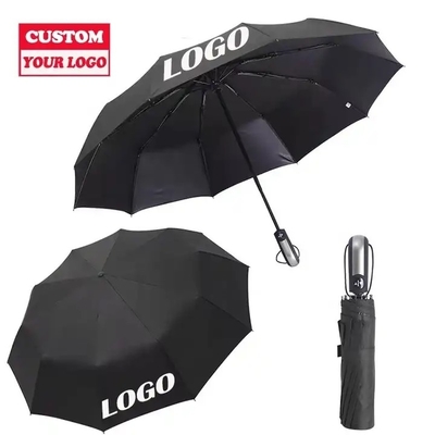 190T tessuto di nylon logo personalizzato stampa protezione UV ombrello pieghevole per tutti in 1
