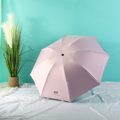Protezione solare a mano aperta da 21 pollici per esterni colorato ombrello UV per e stile minimalismo