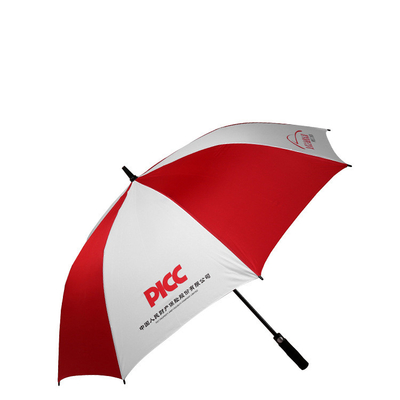 Pubblicità ombrello fatto retto golf ombrello pieghevole ombrello triplice produttori Set Logo
