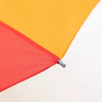 Parasole di protezione solare 190T Materiale di tessuto Pongee con logo personalizzato