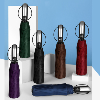 Ombrello da mercato esterno 10k 23inch Windproof Travel Auto Ombrello con maniglia di plastica