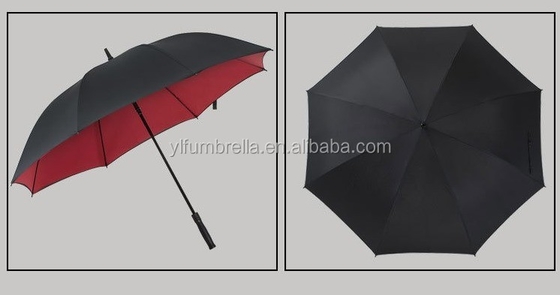 Automatic Open 30 Inch Customized Pattern Multicolor Golf Umbrella per la promozione del viaggio fai da te