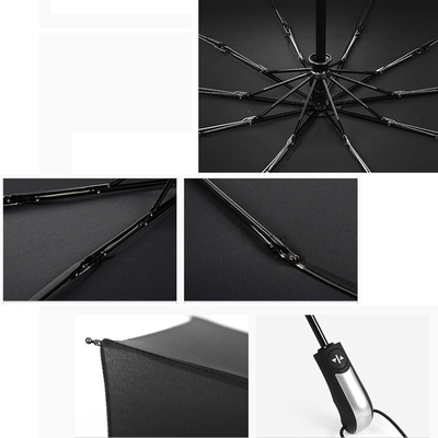 10k 23inch Automatic Folding Umbrella Car Windproof Design per promozioni personalizzate