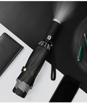 Stile minimalismo ombrello triplo LED inverso ombrello riflettente auto