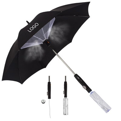 Adulti Ombrello personalizzato con tessuto di nylon 190T e acqua spray nebbia aria di raffreddamento