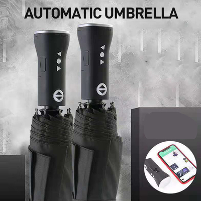 Disegno minimalista Ombrello pieghevole completamente automatico con altoparlante Bluetooth ricaricabile