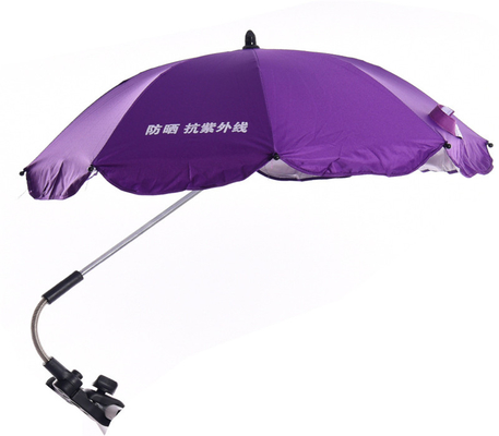 Accessoio per passeggeri Ombrello universale con maniglia di pinza di plastica e pannello Pongee 190T