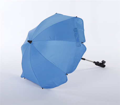 Accessoio per passeggeri Ombrello universale con maniglia di pinza di plastica e pannello Pongee 190T