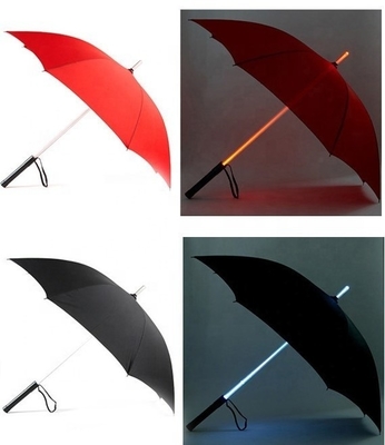 23 pollici 8K LED Light Up ombrello con 105 cm di diametro aperto e tessuto Pongee a secco rapido