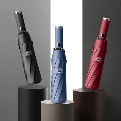 Viaggiare in lusso Windproof Pieghevole Automatico Aprire Chiudere Customized Color Led Ombrello