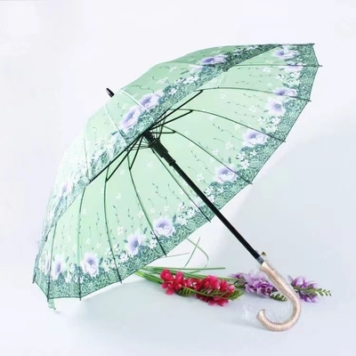 Stampa di logo personalizzata Golf ombrello 21 pollici Classic Flower Design per marchi popolari