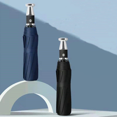 190T tessuto di nylon lusso manico d'oro Rolls Royce ombrello per uomini 23 pollici * 10k