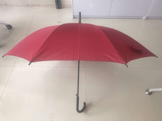 Pannello Pongee Pubblicità personalizzata Automatica Open Rain Straight Umbrella con stampa del logo