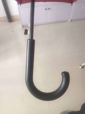 Pannello Pongee Pubblicità personalizzata Automatica Open Rain Straight Umbrella con stampa del logo