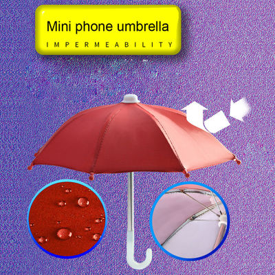 Manuale Open Outdoor Bike Toy Umbrella Art Deco Tessuto di poliestere Telefono cellulare Parasole antisole