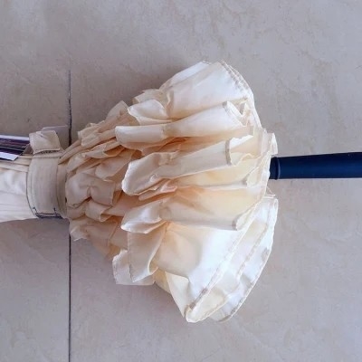 19 pollici donna pagoda ombrello ombrello di matrimonio con pannello di pizzo e manuale stile aperto