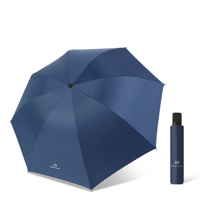21 pollici * 8k nero UV Proof Coating Triplice ombrelloni di mercato con disegni personalizzati
